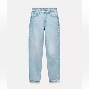 Zara High Waisted Mom Fit Jeans